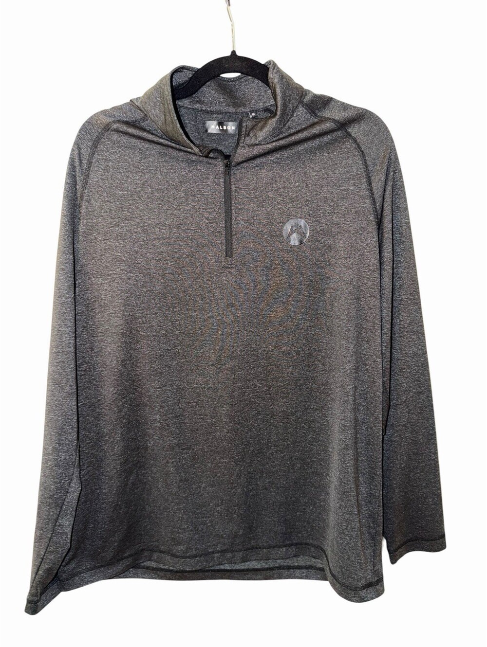 Malbon Golf 1/4 Zip Pullover Men’s Medium Team Wass Wasserman Black Long Sleeve